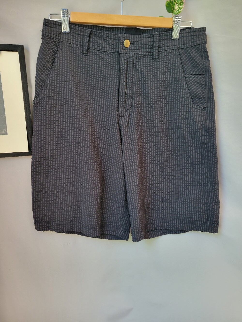 Lululemon Kahuna Seersucker Nylon Athletic Golf Shorts 30
